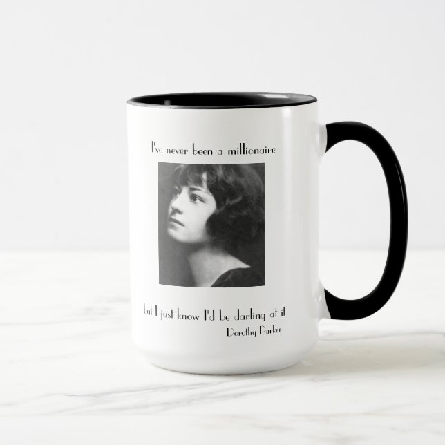 Caneca Eu nunca fui um milionário (Direita)