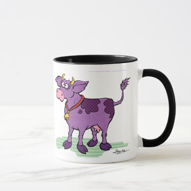 Caneca Eu nunca vi uma vaca roxa (Direita)