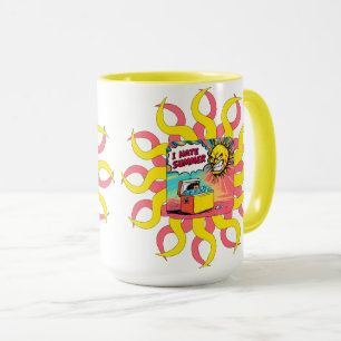 Caneca Eu Odeio o Verão! Ilustração Divertida em Estilo d