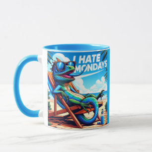 Caneca Eu odeio segundas-feiras