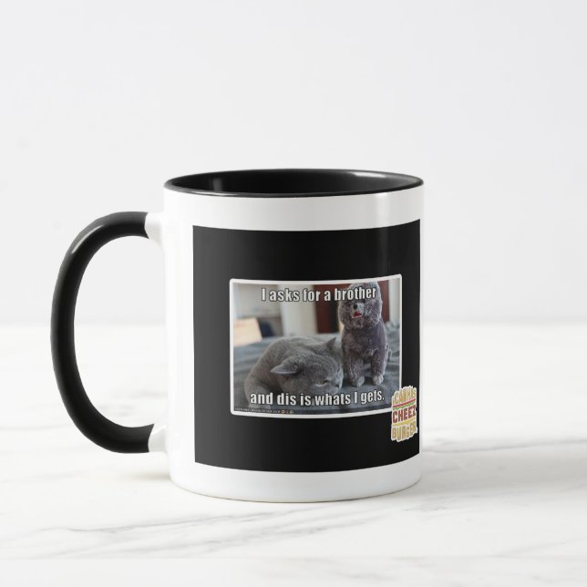 Caneca Eu peço um irmão (Esquerda)