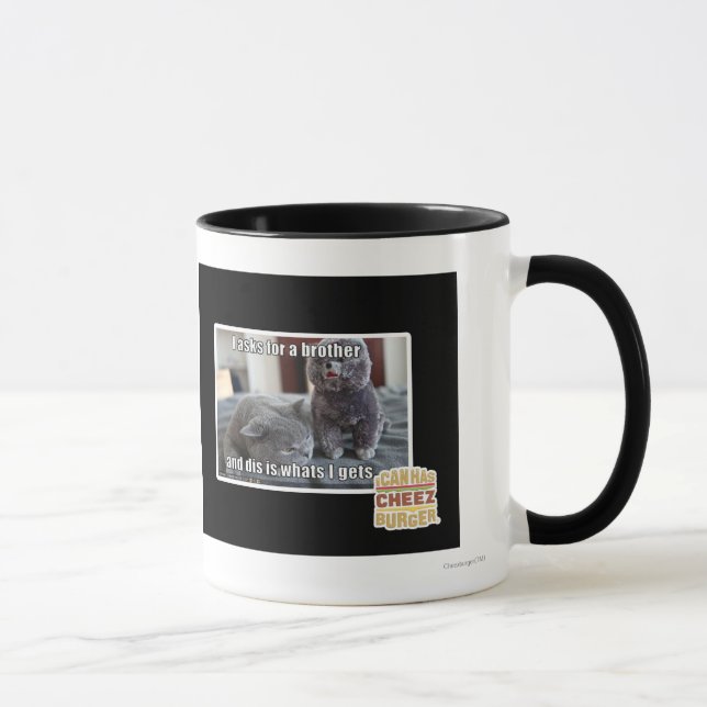 Caneca Eu peço um irmão (Direita)