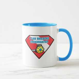Caneca Eu Posso Respirar Embaixo Da Água