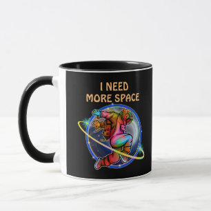 CANECA EU PRECISO DE MAIS ESPAÇO GALÁXIA ASTRONAUTA PERSO