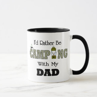 Caneca Eu Preferencialmente acampar com Pai