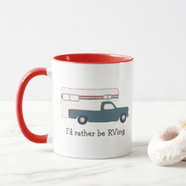Caneca Eu preferencialmente ser o RVing Vintage Truck Cam