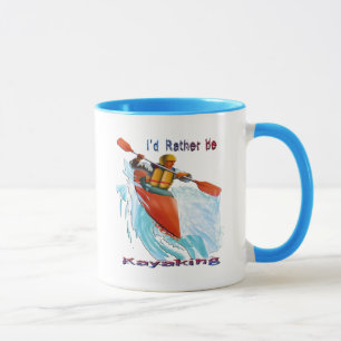 Caneca Eu preferencialmente seria 2 Kayaking