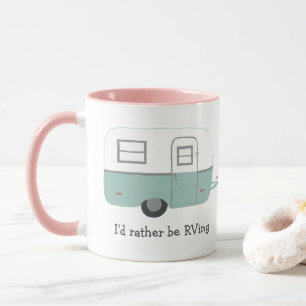 Caneca Eu preferencialmente seria RVing! Reboque rv das