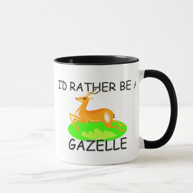 Caneca Eu preferencialmente seria uma gazela (Direita)