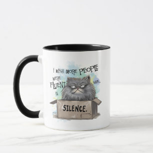 Caneca Eu queria que mais pessoas fossem fluentes