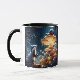 Caneca Eu queria que você morasse ao lado do Badger Snail