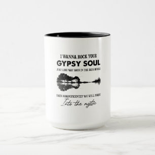 Caneca Eu Quero Balançar Seu Violão De Hippie De Alma Cig