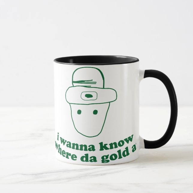 Caneca eu quero saber em onde ouro da Dinamarca (Direita)