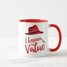 Caneca Eu sei meu valor