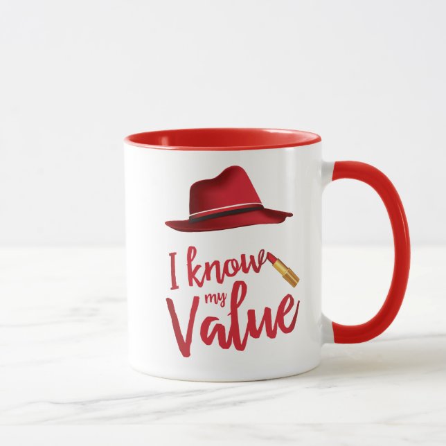 Caneca Eu sei meu valor (Direita)