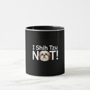 Caneca Eu Shih Tzu Não! Cachorro Engraçado