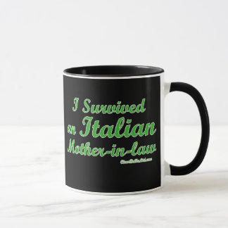 Caneca Eu sobrevivi a uma sogra italiana