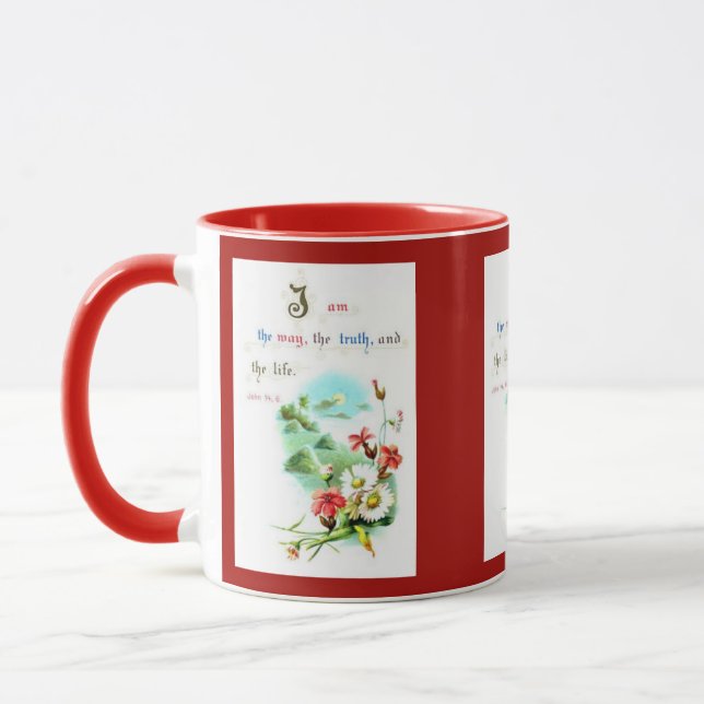 Caneca Eu Sou A Verdade O Caminho E A Luz (Esquerda)