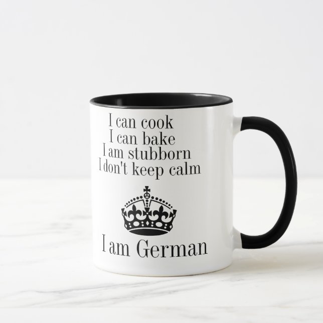 Caneca Eu sou alemão (Direita)