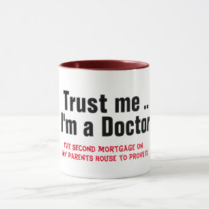 Caneca eu sou chalaça médica da hipoteca do doutor
