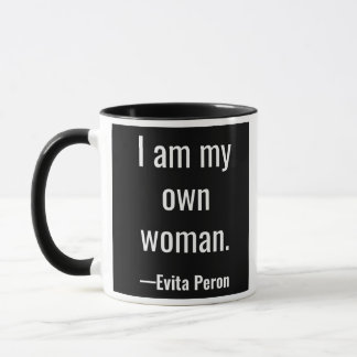 Caneca Eu sou minha própria mulher. Evita Peron