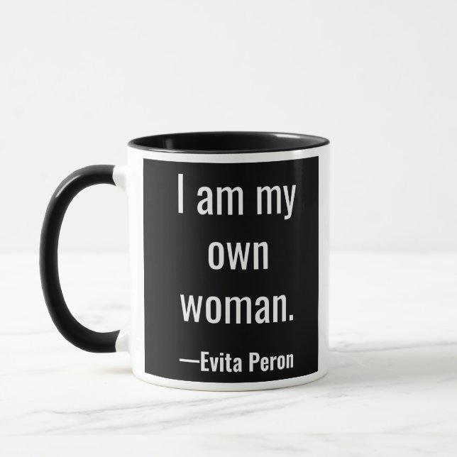 Caneca Eu sou minha própria mulher. Evita Peron (Esquerda)