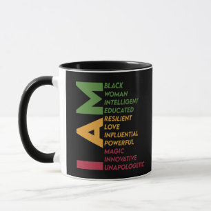 Caneca Eu Sou Mulher Negra História Negra 