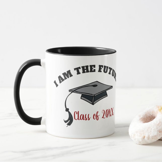 Caneca Eu sou o futuro - Classe de 2018 (Com Donut)