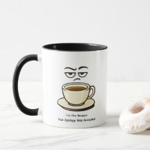 Caneca Eu Sou o Motivo Pelo Qual Seu Pedido de Des