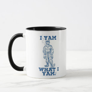 Caneca Eu Sou O Que Eu Sou. Design de desenho