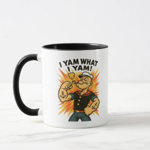Caneca Eu Sou O Que Eu Sou O Cartoon De Yam Popeye Cito C