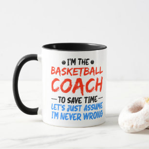 Caneca Eu Sou O Treinador De Basquete Treinador Vintage E