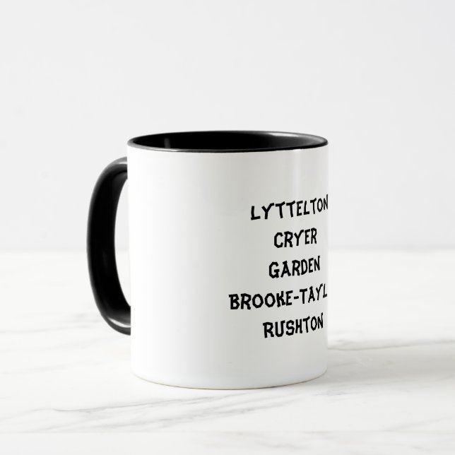 Caneca Eu sou pesaroso que eu não tenho um indício! (Frente Esquerda)