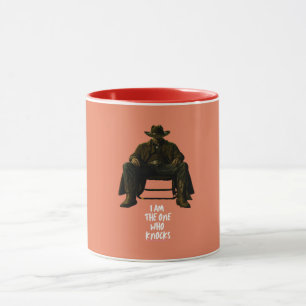 Caneca Eu Sou Quem Bate Silhueta de Cowboy Ousada