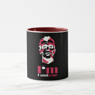 Caneca Eu sou rosto abstrato bonito