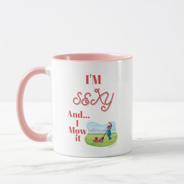 Caneca Eu Sou Sexy E Eu O Tornei Engraçado (Esquerda)