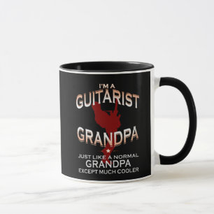 Caneca Eu sou um avô guitarrista...