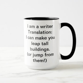 Caneca Eu sou um Escritor