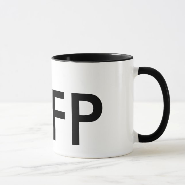 Caneca Eu sou um INFP - tipo de personalidade (Direita)