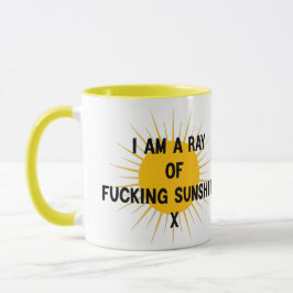 Caneca Eu sou um Ray de F*ing Sunshine X Engraçado Sarcás