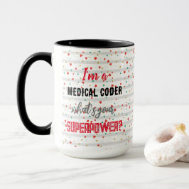Caneca Eu sou um Seu Título Aqui qual é o seu Superpoder?