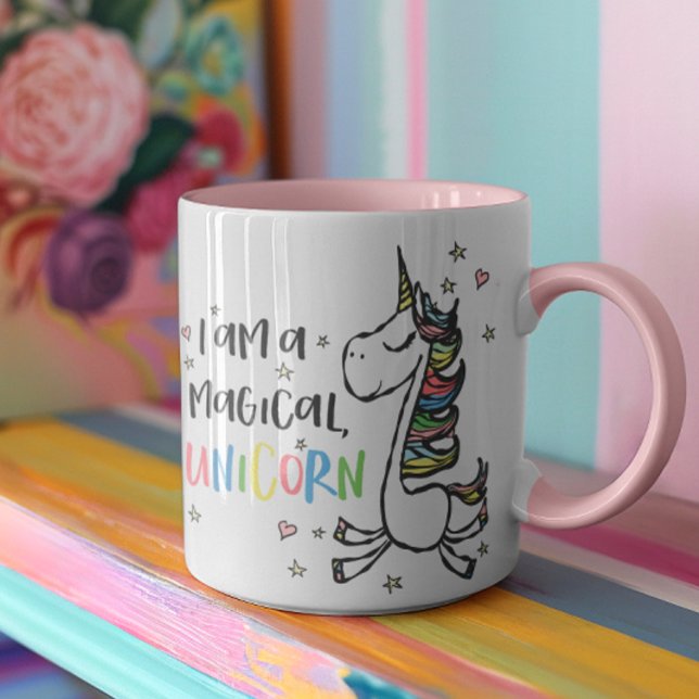 Caneca Eu Sou Um Unicórnio (We can't think of a better way for you to express your inner magic and start the day!)