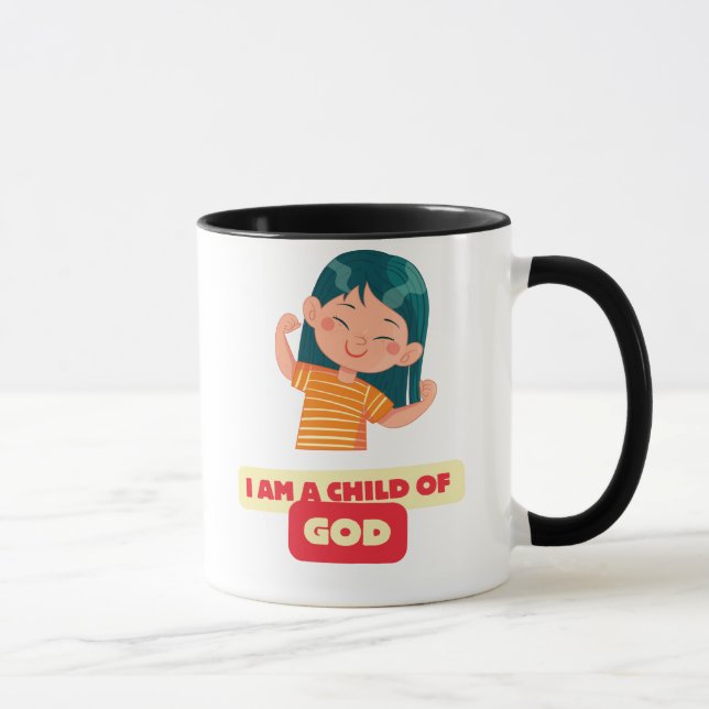 Caneca Eu sou uma criança de DEUS Mug (Direita)
