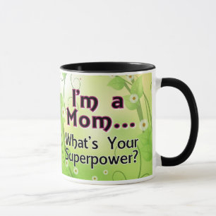 Caneca Eu sou uma mamã… O que é sua superpotência