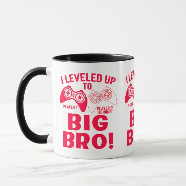 CANECA "EU SUBI DE NÍVEL PARA GRANDE IRMÃO! (Esquerda)