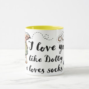 Caneca Eu Te Amo Como Dobby Ama Meias