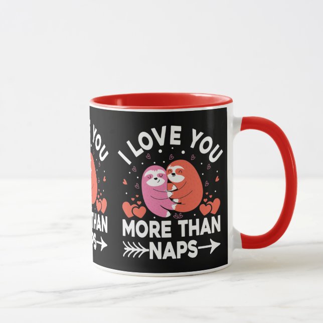 Caneca Eu Te Amo Mais Do Que Soneca (Direita)
