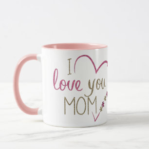 Caneca Eu te amo mamãe Mug