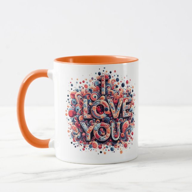 Caneca Eu Te Amo Mensagem (Esquerda)
