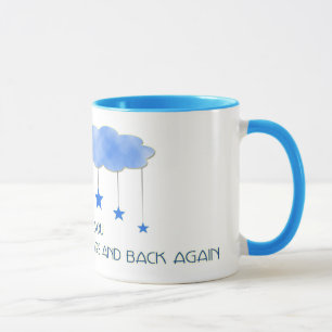 Caneca Eu te amo na lua e nas estrelas...